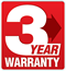 3 year warranty